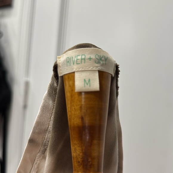 River + Sky Maxi Skirt- Tie Dye Brown and beige print. Size Medium - Picture 5 of 5